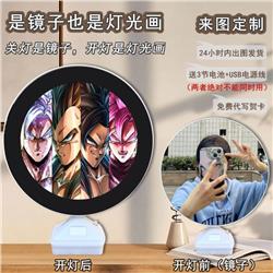 Dragon ball anime mirror light painting