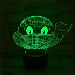 Teenage mutant ninja turtles anime 7 colours LED light