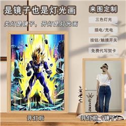 Dragon ball anime 3-color mirror light painting