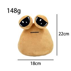 pou anime plush doll