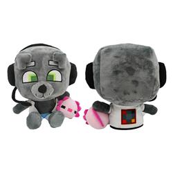 bobicraft gitd wolf anime plush doll 25cm