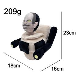 skibidi toilet man anime plush doll