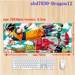 Dragon ball anime mouse pad 70*30*0.3cm（lockrand）