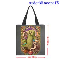 Minecraft anime bag 33*38cm