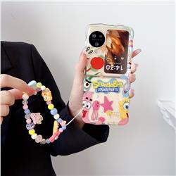 SpongeBob anime Phone case+pendant(OPPOFindN3Flip-HUAWEI P50pocket)