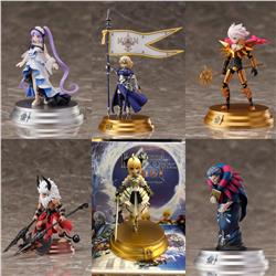 Fate anime figure 5-8cm 6 pcs a set
