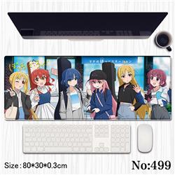 Bocchi the rock anime Mouse pad 80*30*0.3cm