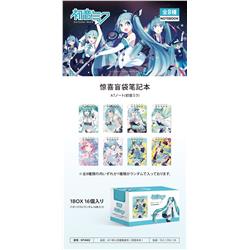 Hatsune Miku anime A7 notebook 16 pcs a set
