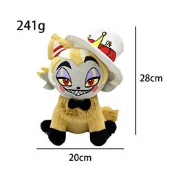 Angel Meow Hazbin Hotel anime plush doll 28cm