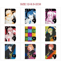 chainsaw man anime wallet 12*9.5*2cm