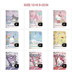 Kuromi anime wallet 12*9.5*2cm