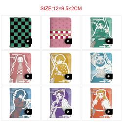 Demon slayer kimets anime wallet 12*9.5*2cm