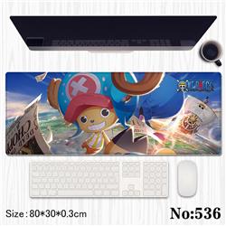 One Piece anime Mouse pad 80*30*0.3cm