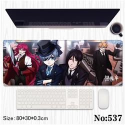 Kuroshitsuji anime Mouse pad 80*30*0.3cm