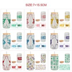 Demon slayer kimets anime glass 450ml