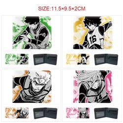 Blue Lock anime wallet 11.5*9.5*2cm