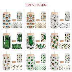 Minecraft anime glass 450ml