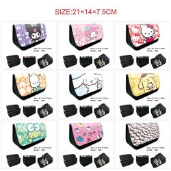 Kuromi anime pencil bag 21*14*7.5