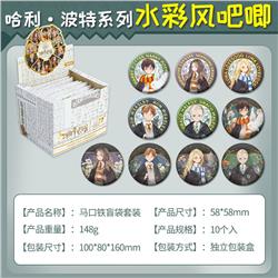 Harry Potter anime pin 10pcs a set