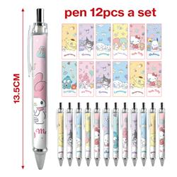 Kuromi anime pen 12 pcs a set
