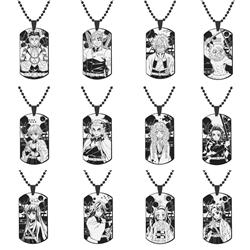 Demon slayer kimets anime necklace