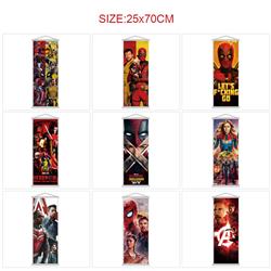 Avengers anime wallscroll 25*70cm price for 5 pcs