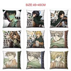 Attack on Titan anime cushion 45*45cm