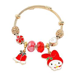 Kuromi anime bracelet
