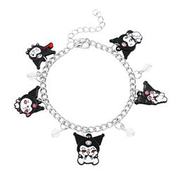 Kuromi anime bracelet