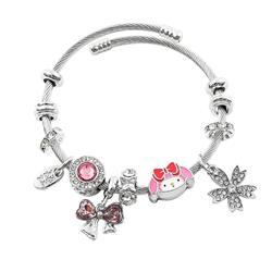 Kuromi anime bracelet