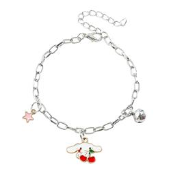 Kuromi anime bracelet