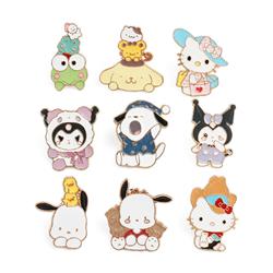 Kuromi anime mobile phone stickers