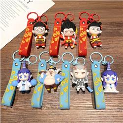 Ne Zha anime keychain