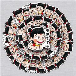 Ne Zha anime waterproof stickers 50pcs a set