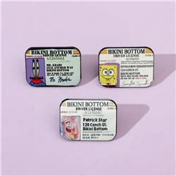 SpongeBob anime pin