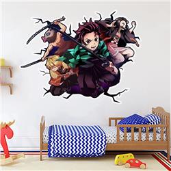 Demon slayer kimets anime 3D stickers