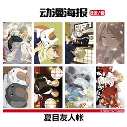 natsume yuujinchou anime poster price for a set of 8 pcs