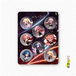 bocchi the rock anime pin 32mm set