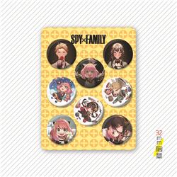 SPY×FAMILY anime pin 32mm set