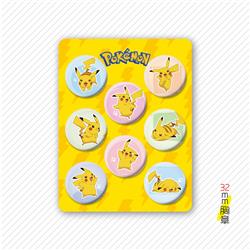 pokemon anime pin 32mm set