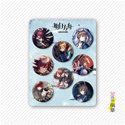 arknights anime pin 32mm set