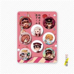 Toilet-bound hanako-kun anime pin 32mm set