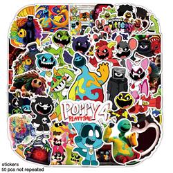 Poppy playtime anime stickers 50pcs a set