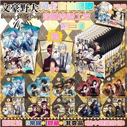 Bungo Stray Dogs anime flash card+75mm badge set
