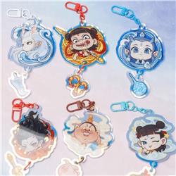 Ne Zha anime keychain
