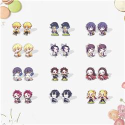 Demon slayer kimets anime earrings