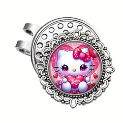 Hello kitty anime magnetic golf cap clip