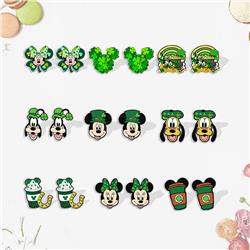 Disney anime earrings