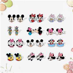 Disney anime earrings