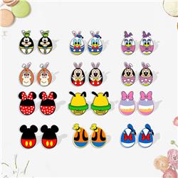 Disney anime earrings